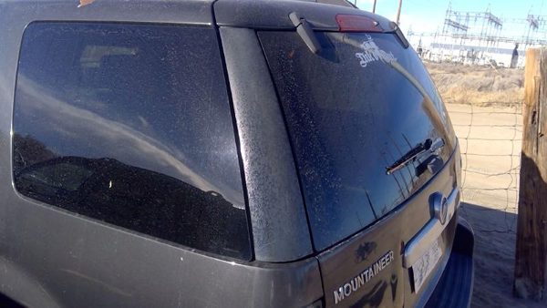 06-10 Mercury Mountaineer Driver Left Rear Moulding On Quarter Panel Charcoal G5 — photo 1