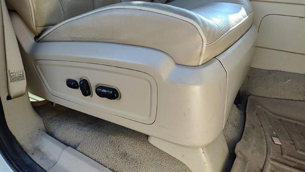 08 Lincoln Navigator Passenger Right Side Power Seat Switch With Trim Panel Tan — photo 2