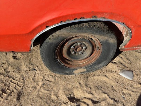 1971-1977 Ford Maverick 14" Steel Wheel Oem Factory Rim #2 14X6 D7Bz1007A — photo 1