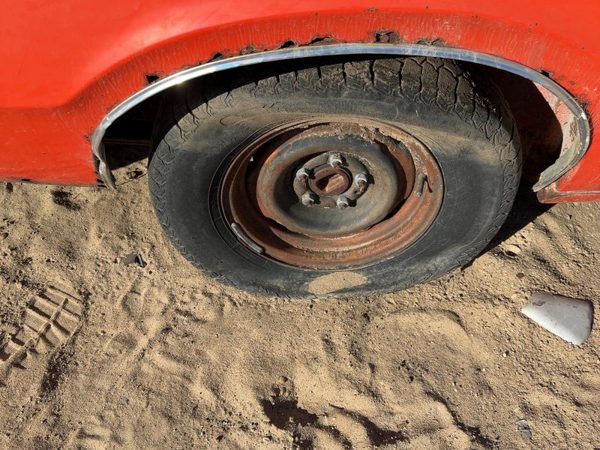 1971-1977 Ford Maverick 14" Steel Wheel Oem Factory Rim #2 14X6 D7Bz1007A — photo 2