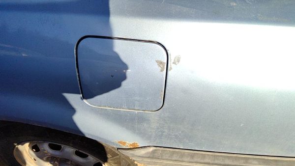 1988-1991 Honda Civic Fuel Tank Door With Hinge Gas Lid Oem Filler Blue Sedan — photo 2