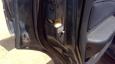 89-93 Mitsubishi Galant Vr-4 Driver Left Rear Door Latch Mechanism Lock Assembly