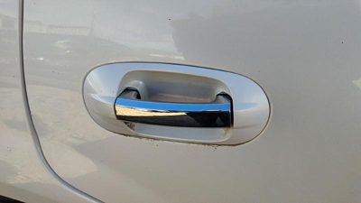 03-17 Navigator Passenger Right Rear Outside Door Handle Back Pv White Chocolate