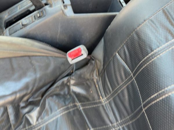 1994 Nissan Pathfinder Driver Left Front Seat Belt Buckle Receiver Oem Gray — photo 3