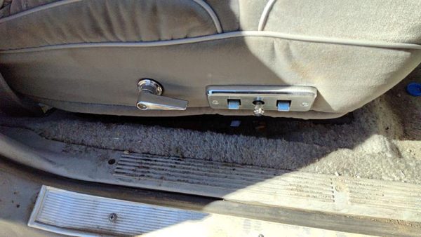 83-87 Grand Marquis Passenger Right Power Seat Track With Motors Only Oem Gray — photo 3