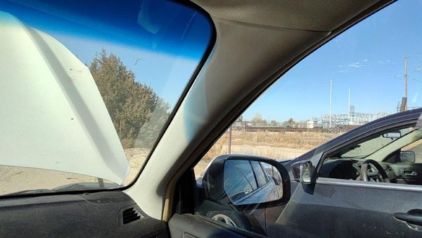 12 Legacy Outback Passenger Right A Pillar Trim Windshield Post Panel Warm Ivory — photo 3