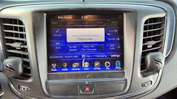 2015 Chrysler 200 Dash Display Receiver Screen Stereo Radio Head Unit Oem — photo 4