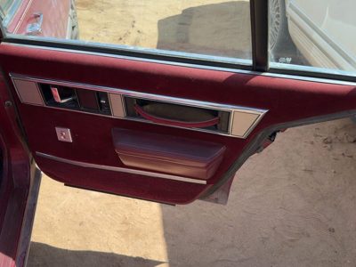 1986-1988 Olds 88 Passenger Right Rear Door Trim Panel With Switches Back