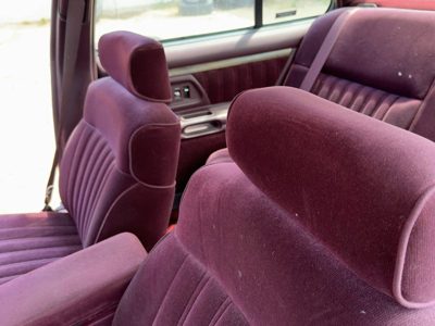1994 Olds Eighty Eight Pair Of Front Headrests Oem Left Right Set Seat Red