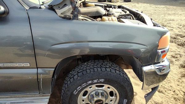 1999-2006 Gmc Sierra 2500 Passenger Right Front Fender Oem Gray 14U 88944418 — photo 1