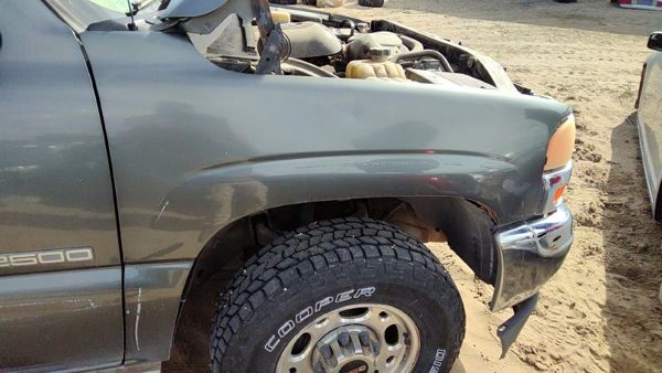 1999-2006 Gmc Sierra 2500 Passenger Right Front Fender Oem Gray 14U 88944418 — photo 3