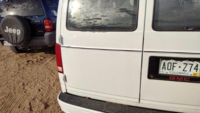 1993 GMC Safari Back Door LH White