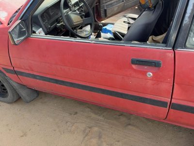 1988 Toyota Corolla Front Door LH Red