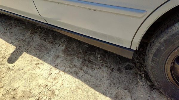94-97 Honda Accord Driver Left Lower Rocker Panel Moulding Side Skirt Oem Gray — photo 2