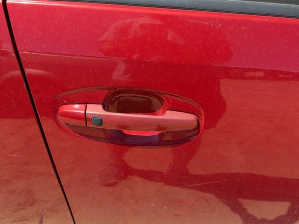 06-09 Prius Passenger Right Front Outside Door Handle Keyless Barcelona Red 3R3 — photo 3