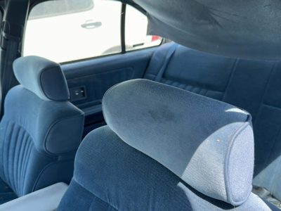 1993 Olds Eighty Eight Pair Of Front Headrests Oem Left Right Set Seat Blue