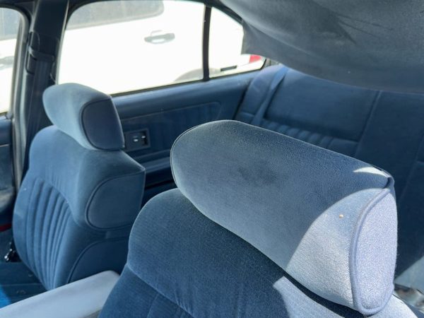 1993 Olds Eighty Eight Pair Of Front Headrests Oem Left Right Set Seat Blue — photo 3