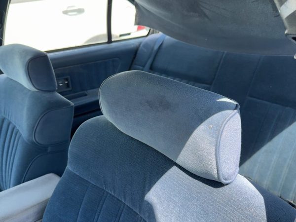 1993 Olds Eighty Eight Pair Of Front Headrests Oem Left Right Set Seat Blue — photo 4