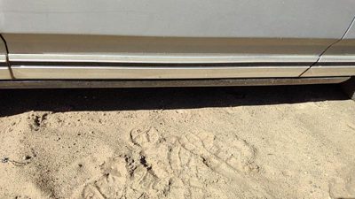 85 Mercury Grand Marquis Passenger Right Front Lower Moulding From Door Oem Trim