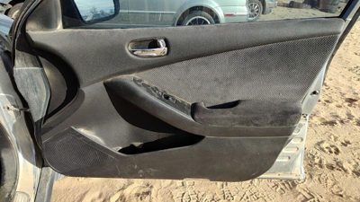 07-09 Altima Passenger Right Front Door Trim Panel With Switches Charcoal G