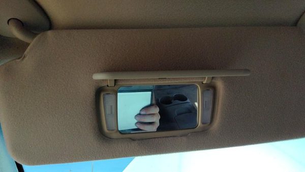 2004 Toyota Sienna Driver Left Sun Visor Oem Fawn 41 7432008090A0 — photo 5