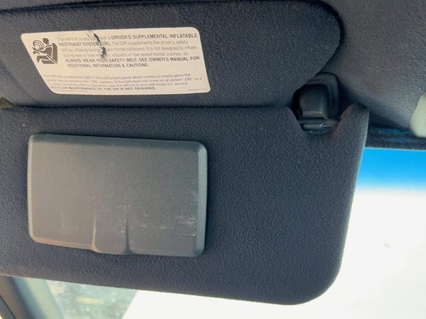 1993 Olds Eighty Eight Driver Left Sun Visor Oem Blue — photo 4