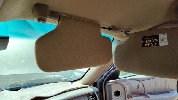 97-03 Buick Park Ave Passenger Right Sun Visor Oem Tan — photo 5