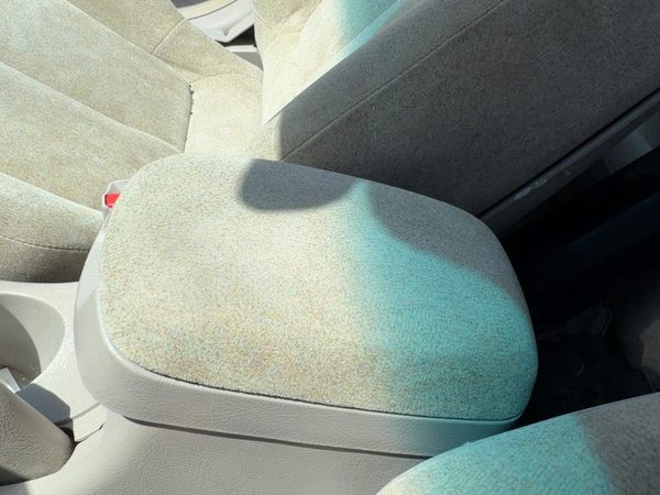 01-03 Elantra Center Console Lid Only Arm Rest Fold Down Manual Cloth Gray Ze — photo 3