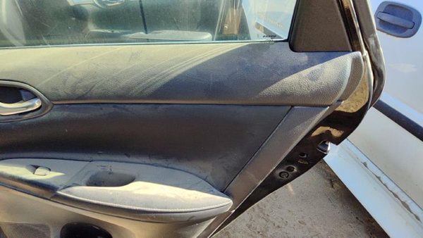 15-19 Sentra Passenger Right Rear Door Trim Panel With Switches Back Charcoal G — photo 2