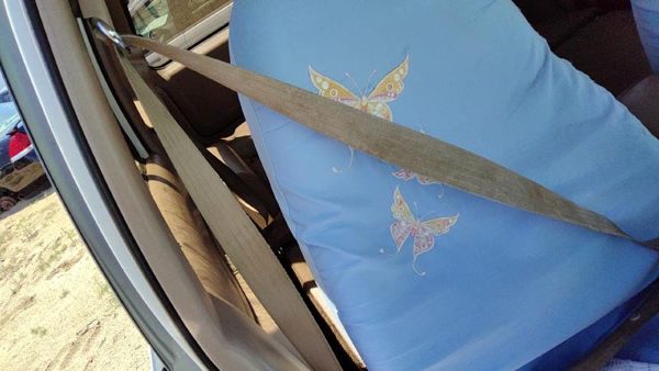 91-94 Ford Explorer Passenger Right Front Seat Belt Retractor Oem Shoulder Tan — photo 4