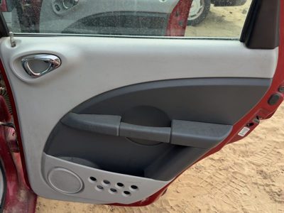 07-10 Pt Cruiser Passenger Right Rear Door Trim Panel With Switches Gray D7Dv