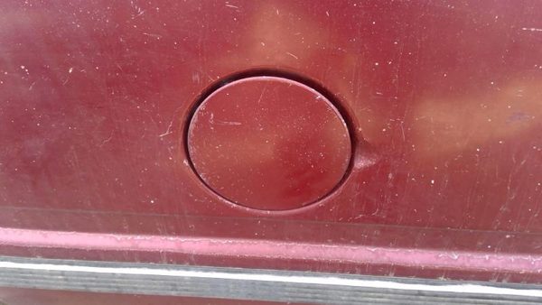 88-00 Gmc Sierra 2500 Fuel Tank Door With Hinge Gas Lid Oem Filler Red — photo 3