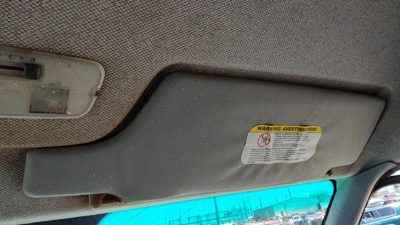 2002-2006 Dodge Sprinter Van 3500 Passenger Right Sun Visor Oem Gray Aa