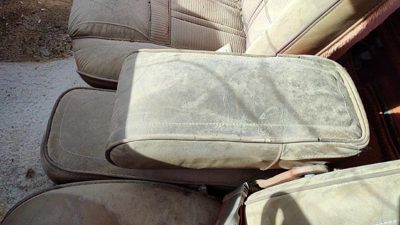 1984-1991 Jeep Grand Wagoneer Center Arm Rest Jump Seat Oem Brown