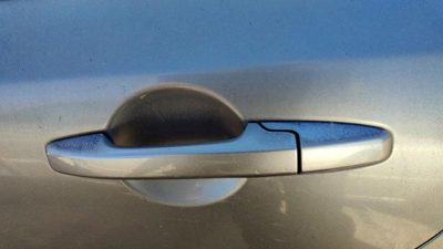 06-11 4Dr Honda Civic Driver Left Rear Outside Door Handle Sedan Gy Galaxy Gray