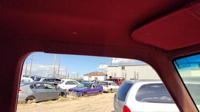 1987-1991 Ford F150 Driver Left A Pillar Trim Windshield Post Panel Oem Red