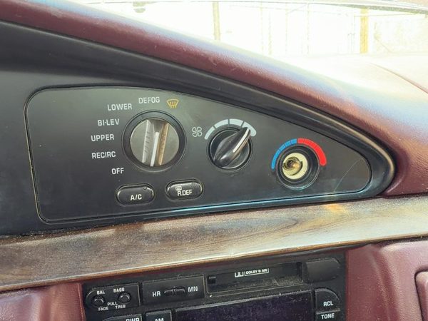 94-95 Eighty Eight Temperature Control Module In Dash Heater Ac Head Unit Dial — photo 1