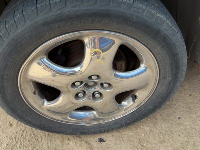 2001-2002 Chrysler Pt Cruiser 16" Aluminum Wheel Oem Factory 5 Spoke Rim #2