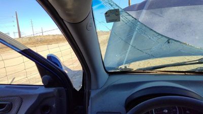 05-09 Hyundai Tucson Driver Left A Pillar Trim Windshield Post Panel Oem U7 Gray