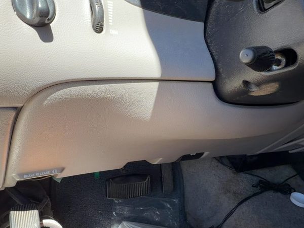 95-97 Ford Ranger Lower Dash Under Column Knee Bolster Trim Panel Oem Gray G2 — photo 2