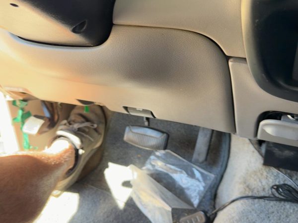 95-97 Ford Ranger Lower Dash Under Column Knee Bolster Trim Panel Oem Gray G2 — photo 4