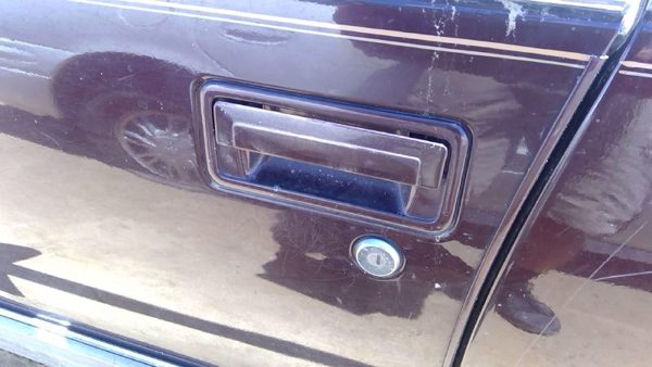 1993 Cadillac Fleetwood Driver Left Front Outside Door Handle Oem Lever Maroon — photo 6