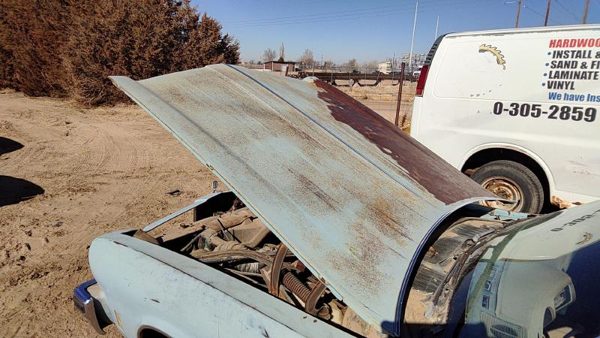 1975 Olds Cutlass Hood Blue — photo 4