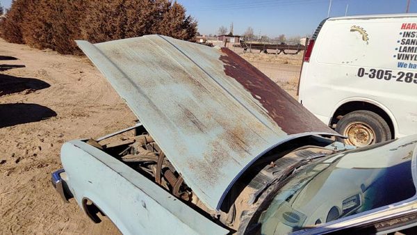 1975 Olds Cutlass Hood Blue — photo 2