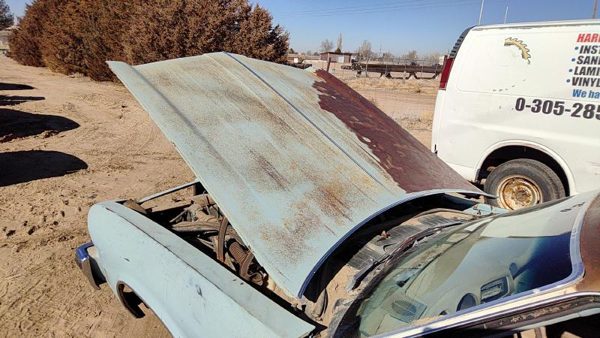 1975 Olds Cutlass Hood Blue — photo 1