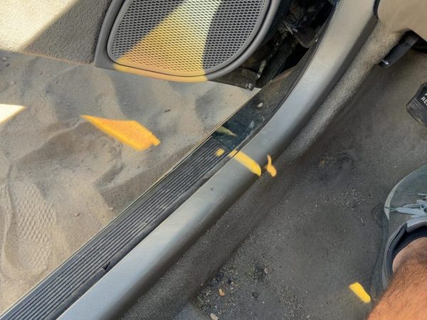 1995-2001 Chevy Lumina Driver Left Lower Kick Trim Panel OEM Shale 92B — photo 2