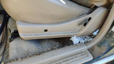 2000-2002 Honda Passport Driver Left Side Seat Trim Panel Oem Bge Beige