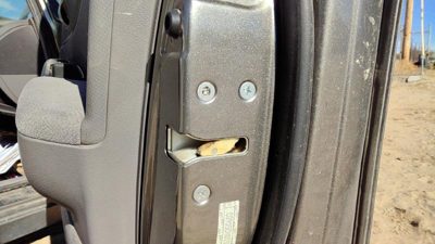 2006-2011 Honda Civic Passenger Right Front Door Latch With Rods/Cables Sedan