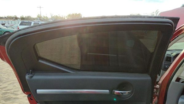 08-10 Charger Driver Left Rear Door Trim Panel With Switches Back Db Slate Gray — photo 2