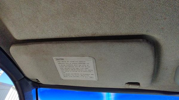 93-95 Nissan Pathfinder Driver Left Sun Visor Oem Blue — photo 2